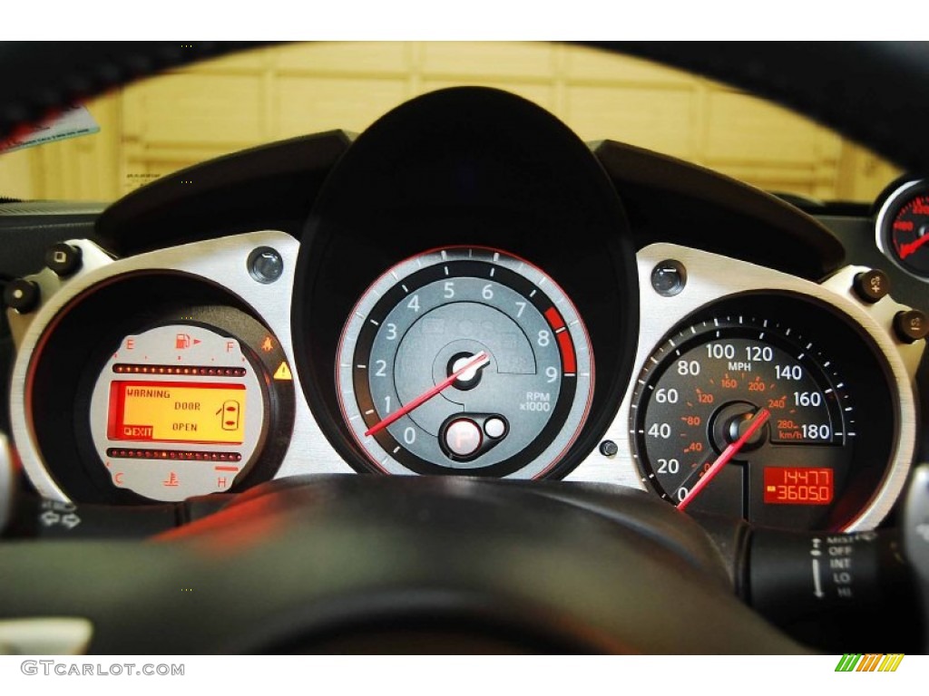 2010 Nissan 370Z Sport Touring Roadster Gauges Photo #68528950