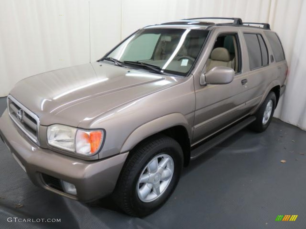 2001 Pathfinder SE - Bronzed Gray Metallic / Beige photo #3