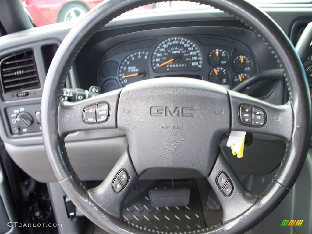 2006 Sierra 1500 SLE Crew Cab - Onyx Black / Dark Pewter photo #30