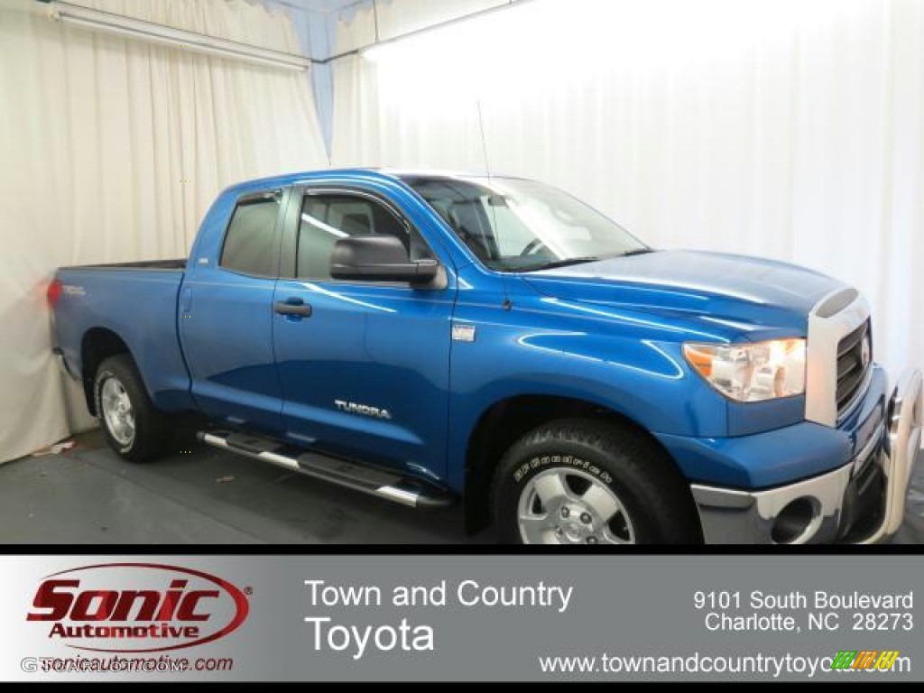 2007 Tundra SR5 TRD Double Cab - Blue Streak Metallic / Graphite Gray photo #1