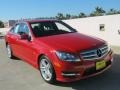 2012 Mars Red Mercedes-Benz C 250 Sport  photo #1