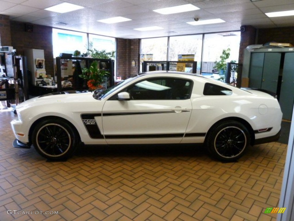 Performance White 2012 Ford Mustang Boss 302 Exterior Photo #68530714