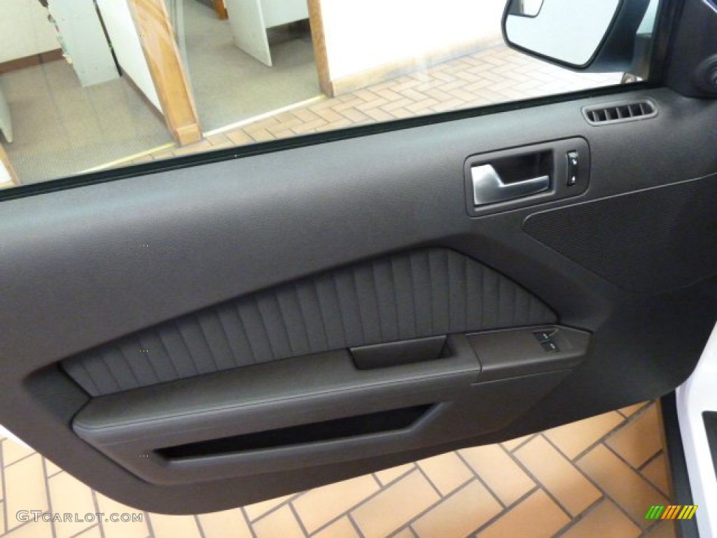2012 Ford Mustang Boss 302 Charcoal Black Recaro Sport Seats Door Panel Photo #68530786