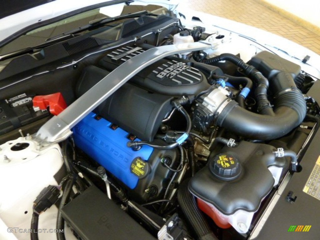 2012 Ford Mustang Boss 302 5.0 Liter Hi-Po DOHC 32-Valve Ti-VCT V8 Engine Photo #68530810