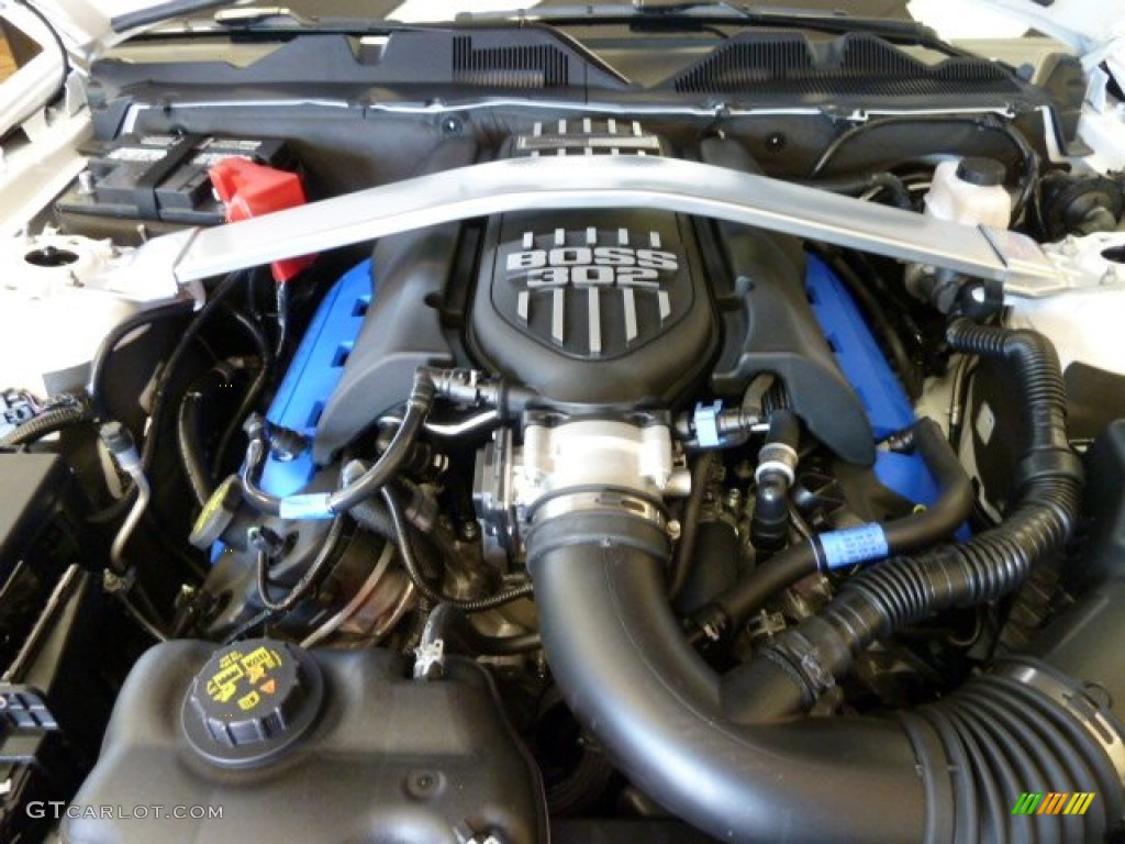 2012 Ford Mustang Boss 302 5.0 Liter Hi-Po DOHC 32-Valve Ti-VCT V8 Engine Photo #68530819