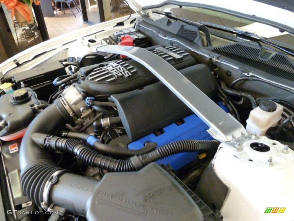 2012 Ford Mustang Boss 302 5.0 Liter Hi-Po DOHC 32-Valve Ti-VCT V8 Engine Photo #68530824