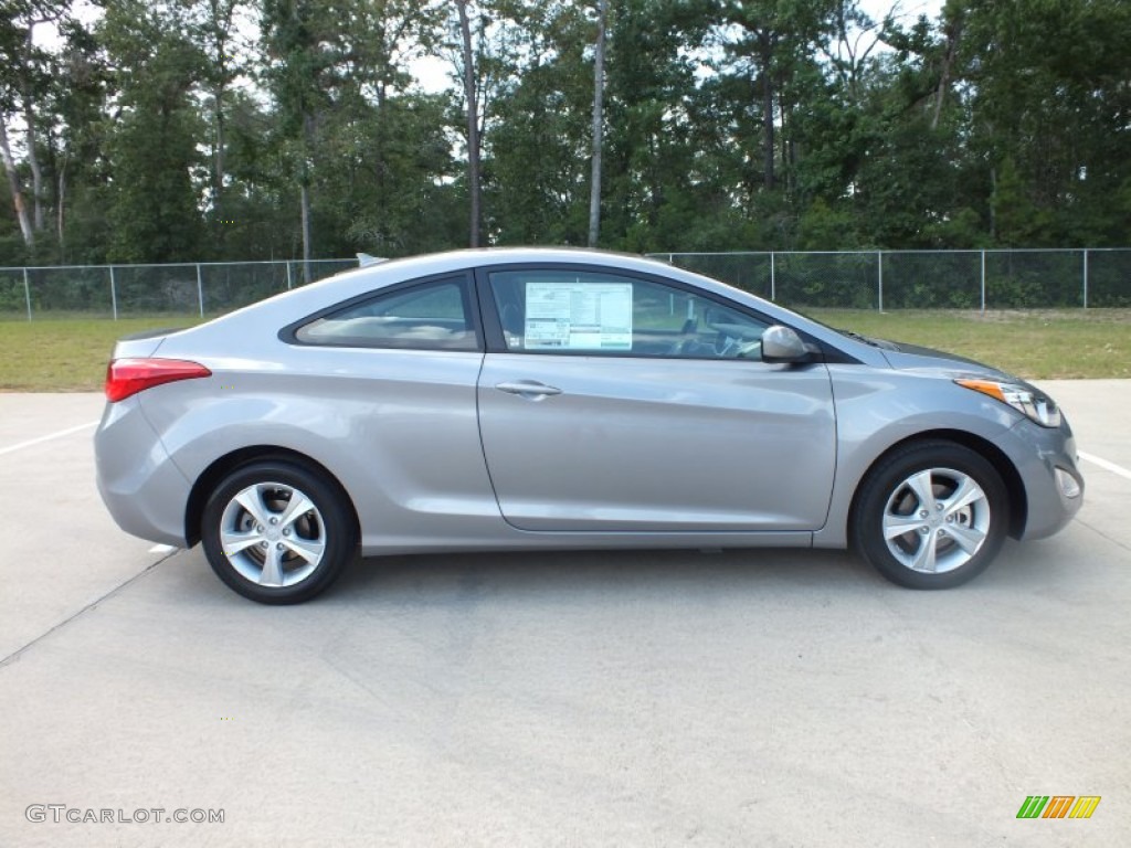 2013 Elantra Coupe GS - Titanium Gray Metallic / Gray photo #2