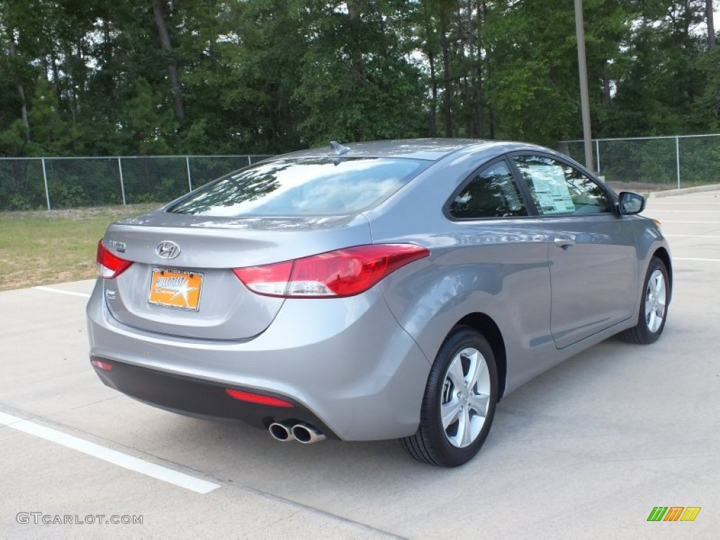 2013 Elantra Coupe GS - Titanium Gray Metallic / Gray photo #5