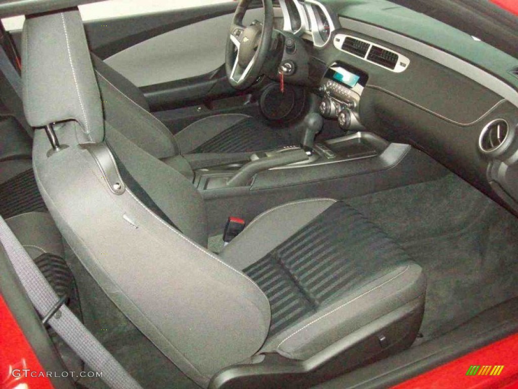 Black Interior 2012 Chevrolet Camaro LS Coupe Photo #68531656