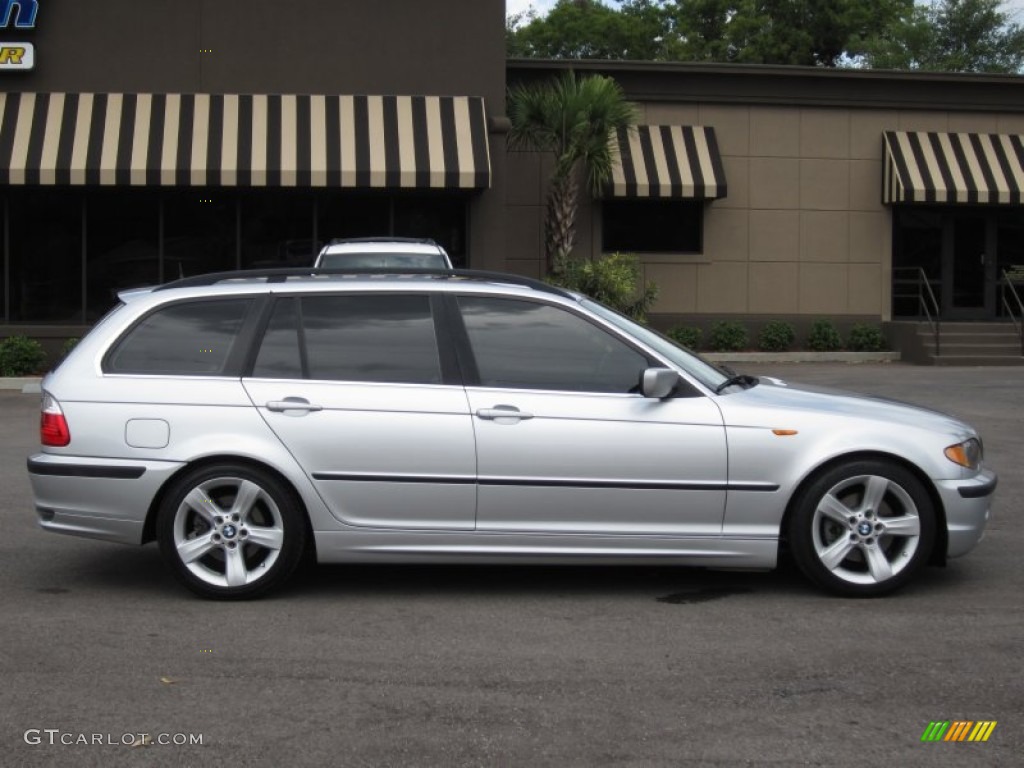 Titanium Silver Metallic 2004 BMW 3 Series 325i Wagon Exterior Photo #68531872