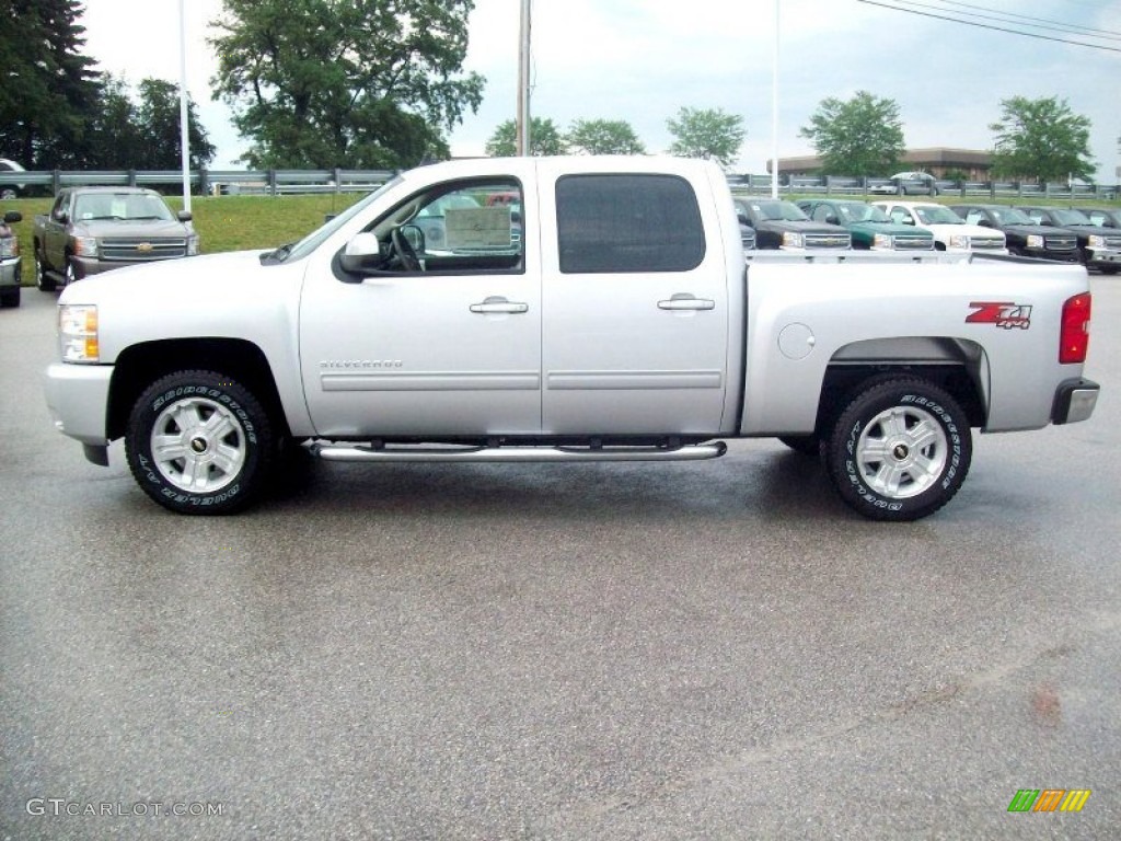 2013 Silverado 1500 LT Crew Cab 4x4 - Silver Ice Metallic / Light Titanium/Dark Titanium photo #12