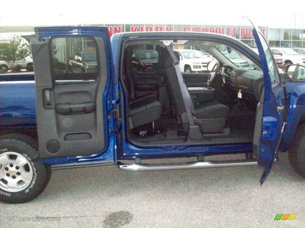 2013 Silverado 1500 LT Extended Cab 4x4 - Blue Topaz Metallic / Ebony photo #13