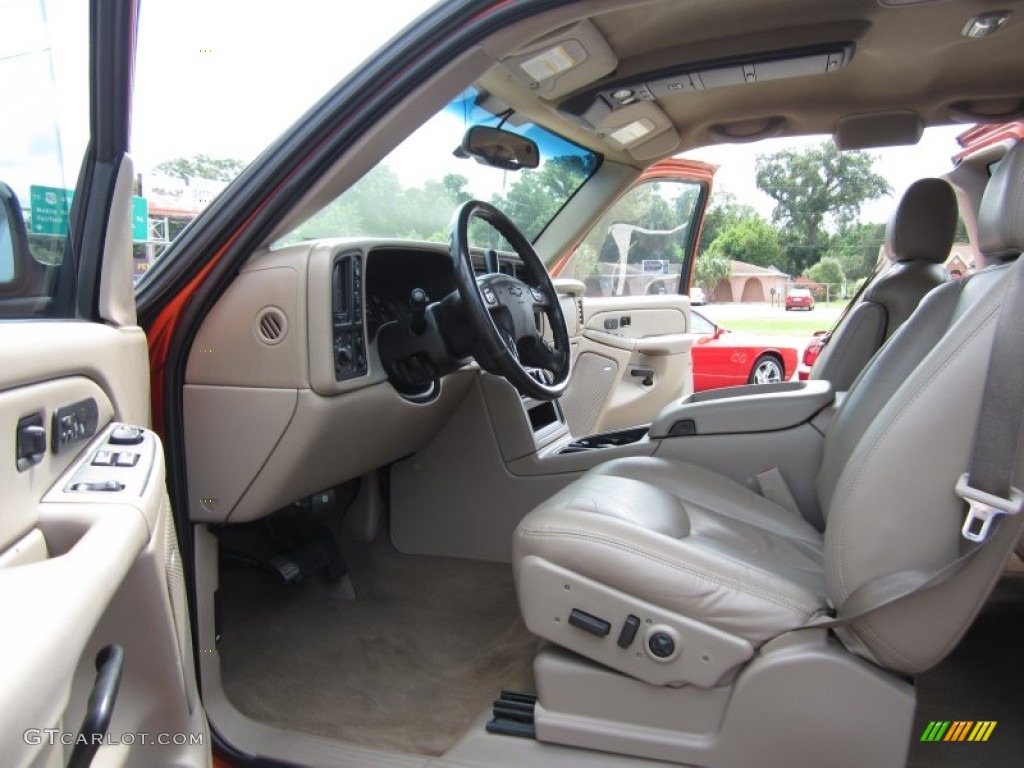 Tan Interior 2005 Chevrolet Silverado 1500 Z71 Extended Cab 4x4 Photo #68533009