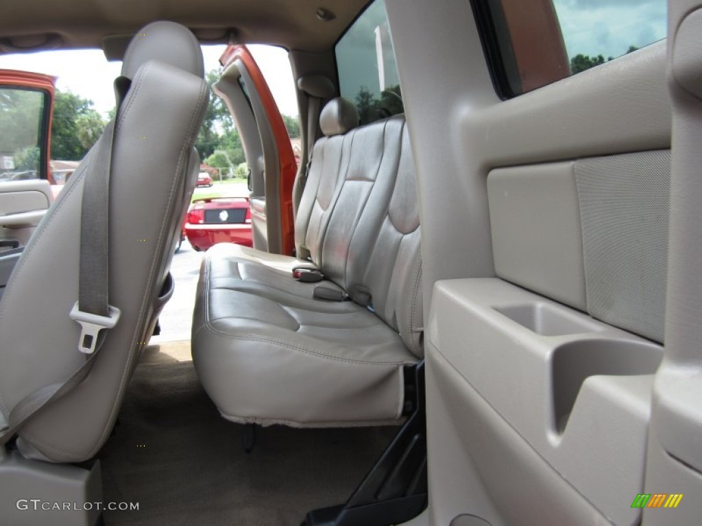 Tan Interior 2005 Chevrolet Silverado 1500 Z71 Extended Cab 4x4 Photo #68533019