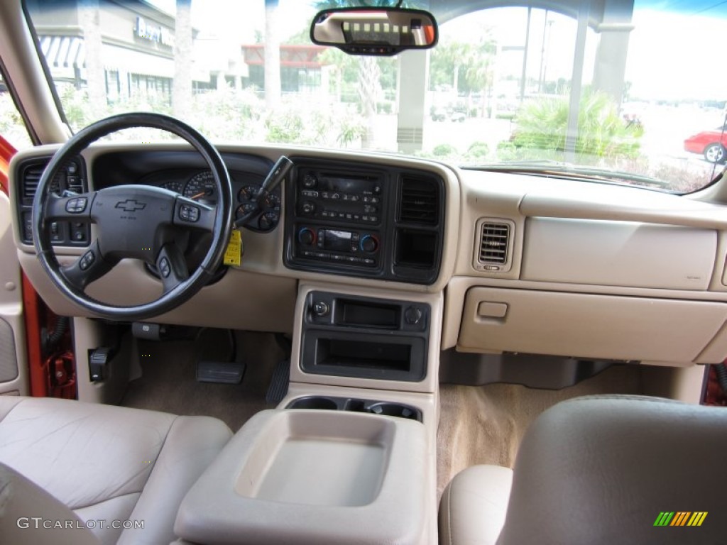 2005 Silverado 1500 Z71 Extended Cab 4x4 - Sunburst Orange Metallic / Tan photo #32