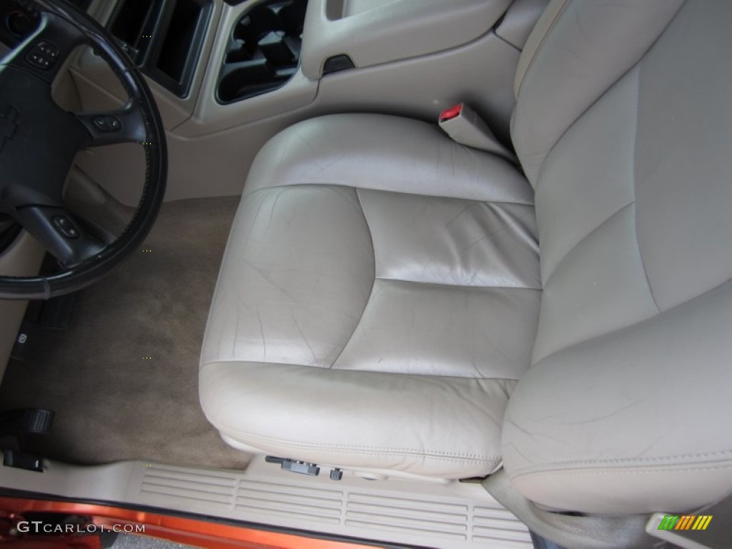 Tan Interior 2005 Chevrolet Silverado 1500 Z71 Extended Cab 4x4 Photo #68533111