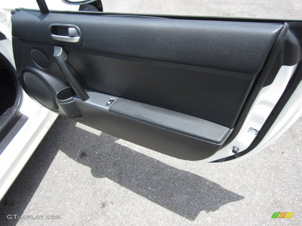 2008 Mazda MX-5 Miata Sport Roadster Black Door Panel Photo #68533609