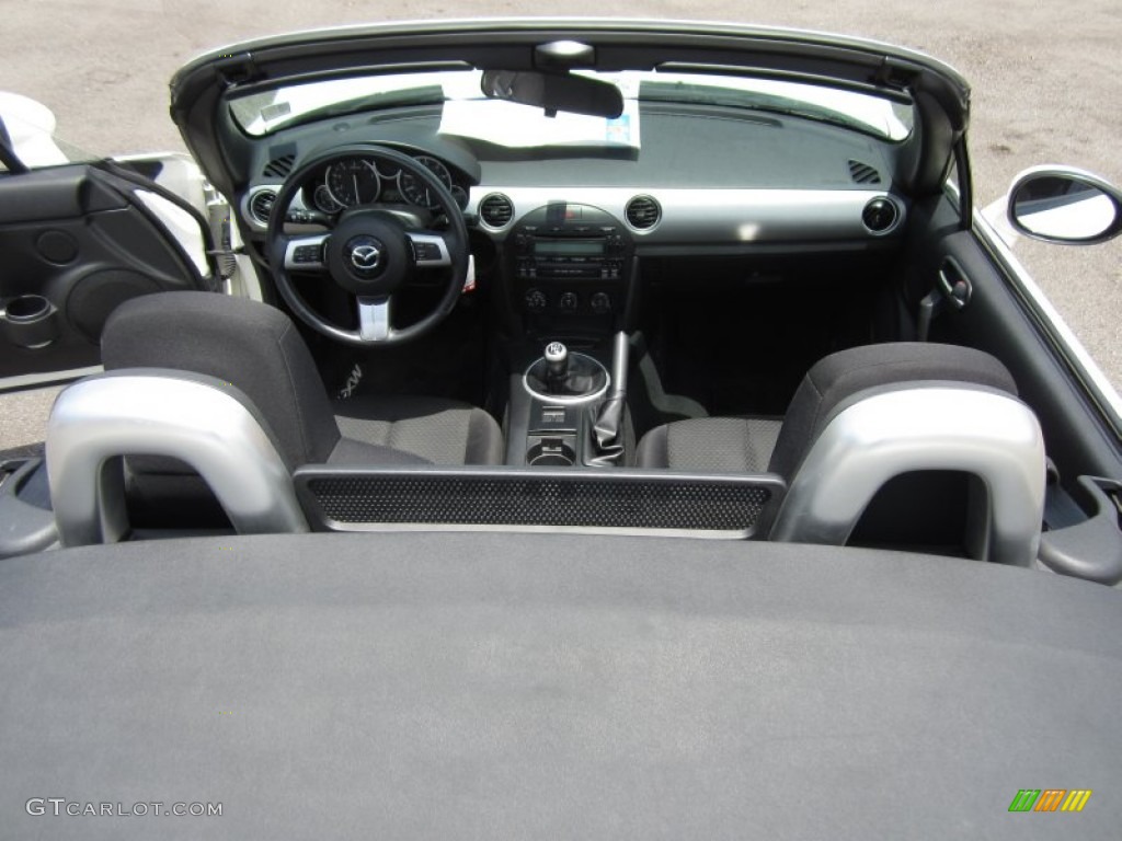 2008 Mazda MX-5 Miata Sport Roadster Black Dashboard Photo #68533627