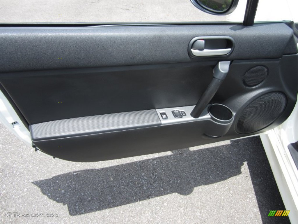 2008 Mazda MX-5 Miata Sport Roadster Black Door Panel Photo #68533636