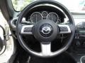Black 2008 Mazda MX-5 Miata Sport Roadster Steering Wheel