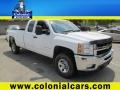 Summit White 2008 Chevrolet Silverado 3500HD LT Extended Cab 4x4