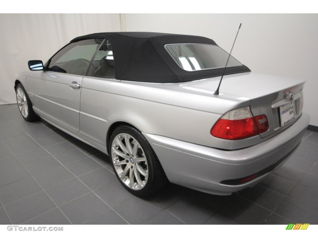 2006 3 Series 330i Convertible - Titanium Silver Metallic / Grey photo #12