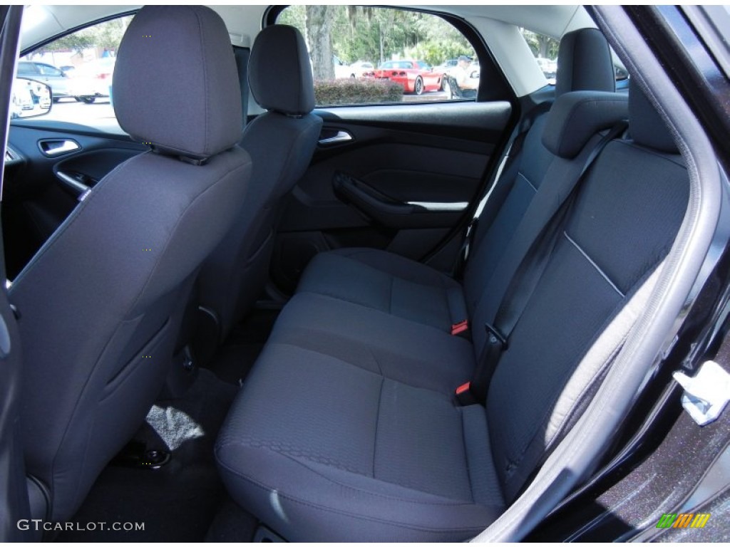 2012 Focus SEL Sedan - Black / Charcoal Black photo #6