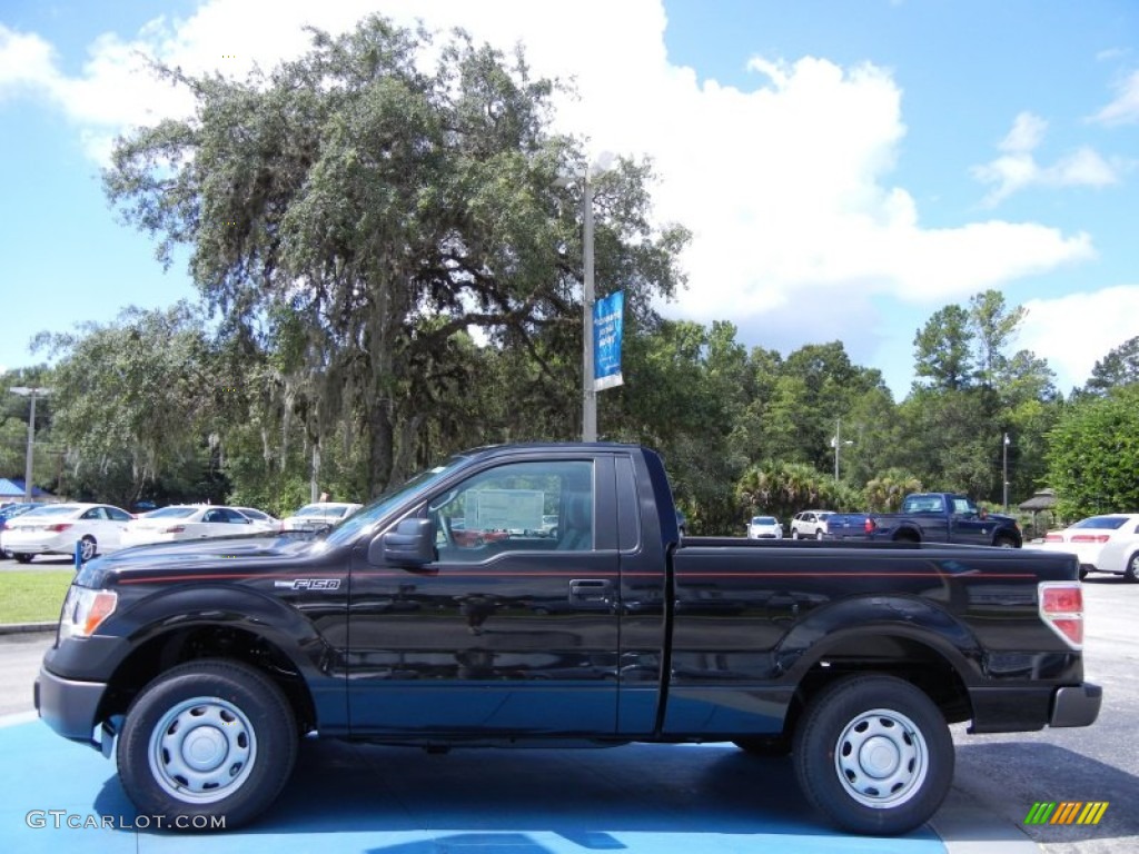 Tuxedo Black Metallic 2012 Ford F150 XL Regular Cab Exterior Photo #68534980