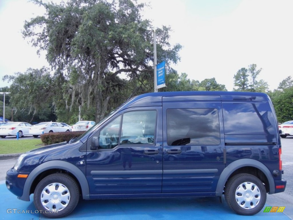 Dark Blue 2012 Ford Transit Connect XLT Van Exterior Photo #68535082