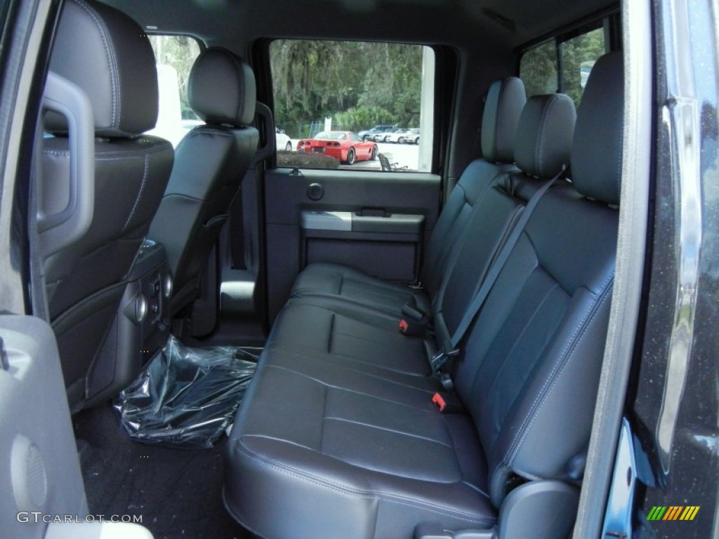 2012 Ford F450 Super Duty Lariat Crew Cab 4x4 Dually Rear Seat Photo #68535223