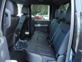 2012 Ford F450 Super Duty Black Interior Rear Seat Photo