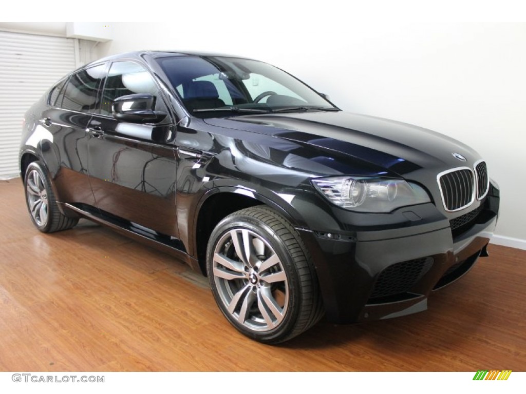 Black Sapphire Metallic 2010 BMW X6 M Standard X6 M Model Exterior Photo #68535706