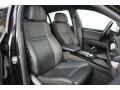 2010 BMW X6 M Black Interior Front Seat Photo