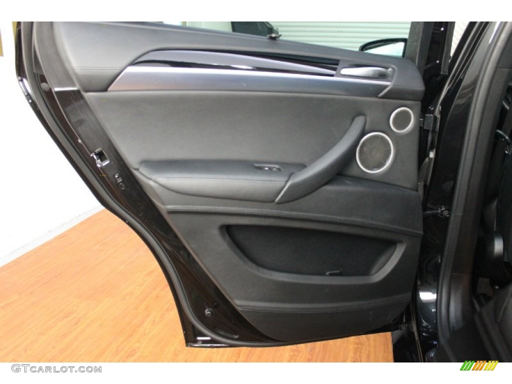 2010 BMW X6 M Standard X6 M Model Black Door Panel Photo #68535847