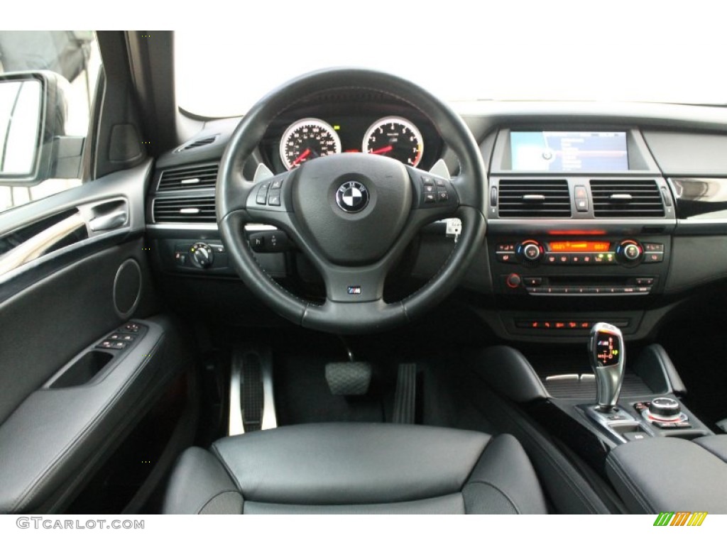 2010 BMW X6 M Standard X6 M Model Black Dashboard Photo #68536095