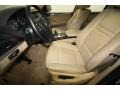 Sand Beige Nevada Leather Front Seat Photo for 2009 BMW X5 #68536393