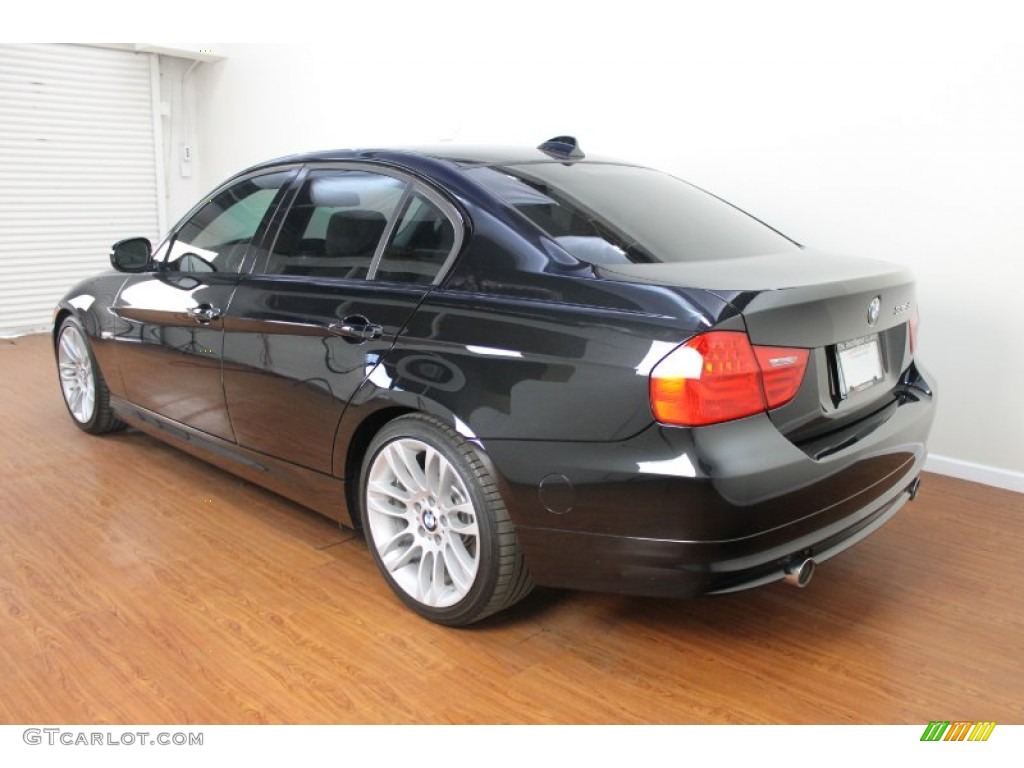 2010 3 Series 335d Sedan - Black Sapphire Metallic / Oyster/Black Dakota Leather photo #3