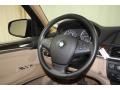 Sand Beige Nevada Leather Steering Wheel Photo for 2009 BMW X5 #68536645