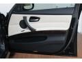 Oyster/Black Dakota Leather Door Panel Photo for 2010 BMW 3 Series #68536696