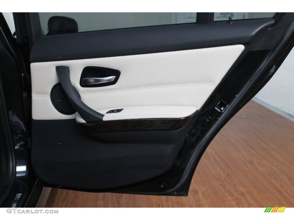 2010 3 Series 335d Sedan - Black Sapphire Metallic / Oyster/Black Dakota Leather photo #21