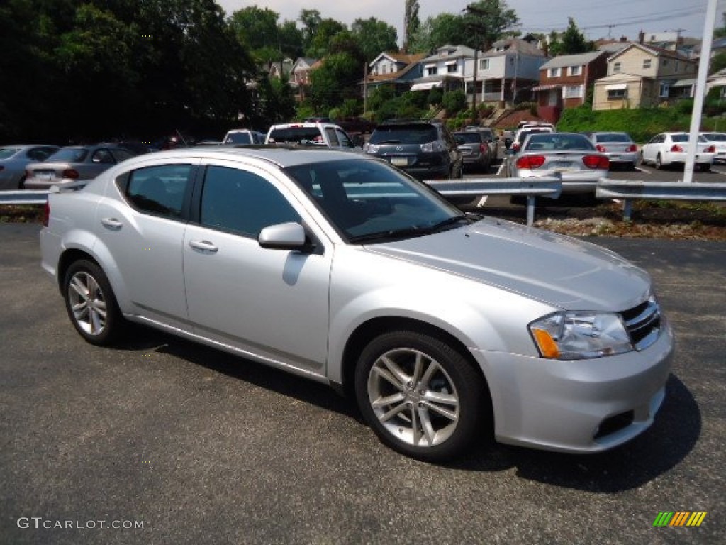 Bright Silver Metallic 2012 Dodge Avenger SXT Plus Exterior Photo #68536777