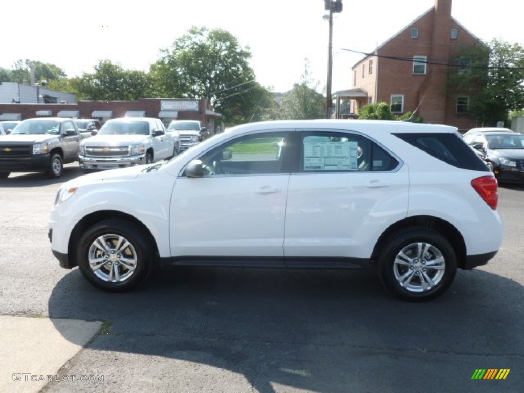 Summit White 2013 Chevrolet Equinox LS AWD Exterior Photo #68537161