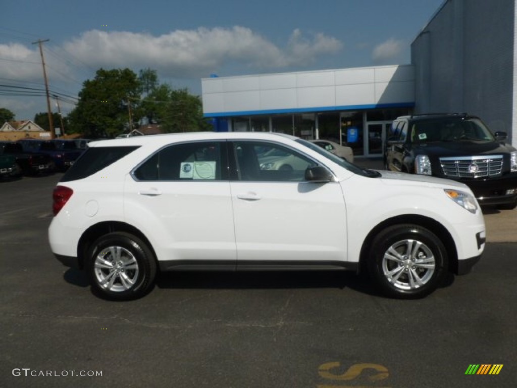 Summit White 2013 Chevrolet Equinox LS AWD Exterior Photo #68537194