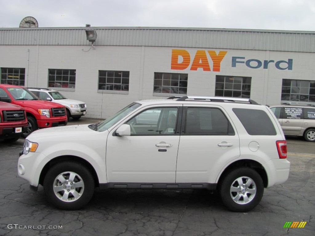 2009 Escape Limited V6 4WD - White Suede / Camel photo #2