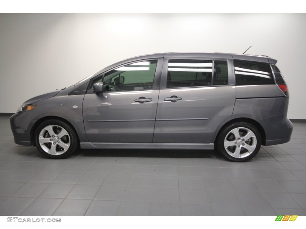 2007 MAZDA5 Grand Touring - Galaxy Gray Mica / Espresso Brown photo #2