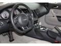 Fine Nappa Limestone Grey Leather Dashboard Photo for 2009 Audi R8 #68538571