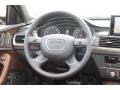 Nougat Brown Steering Wheel Photo for 2013 Audi A6 #68539144