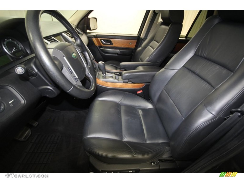 Ebony Black Interior 2006 Land Rover Range Rover Sport HSE Photo #68539147