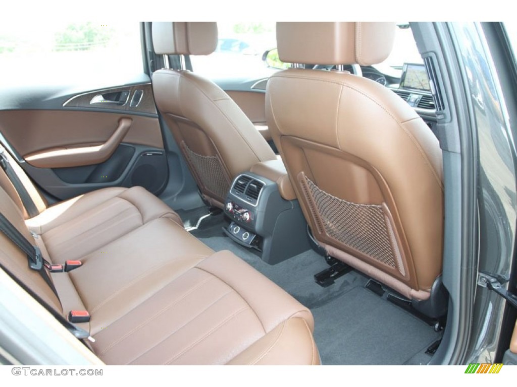 Nougat Brown Interior 2013 Audi A6 3.0T quattro Sedan Photo #68539204