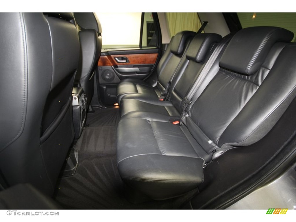 Ebony Black Interior 2006 Land Rover Range Rover Sport HSE Photo #68539243